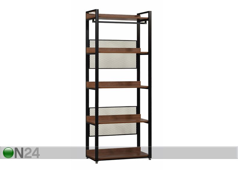 Гардеробная система (5 полок + 2 штанги) 80x200 cm увеличить