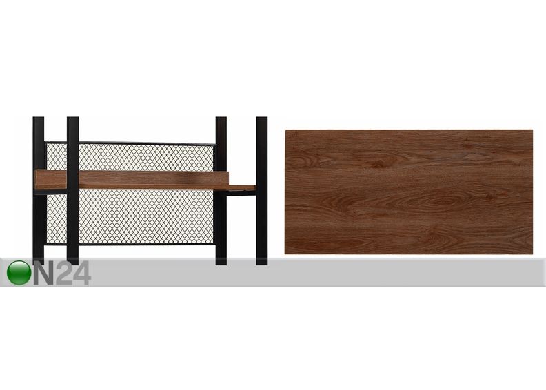 Гардеробная система (5 полок + 2 штанги) 80x200 cm увеличить