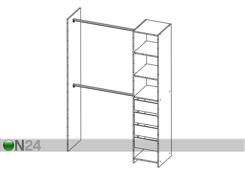 Гардеробная система увеличить