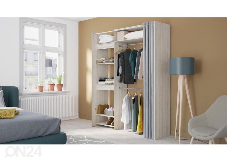 Гардеробный шкаф Odeon 112-168cm увеличить