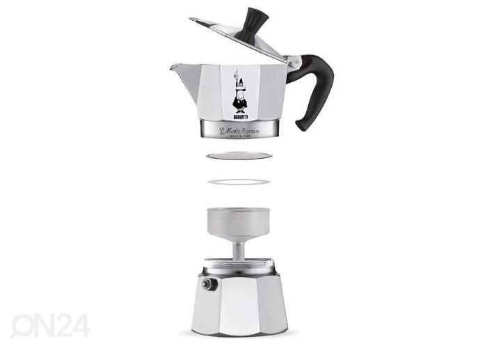 Гейзерная кофеварка Bialetti Moka express на 12 чашек увеличить