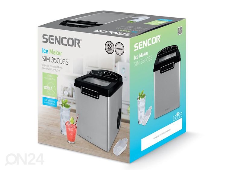 Генератор льда Sencor SIM3500SS, серебристый увеличить