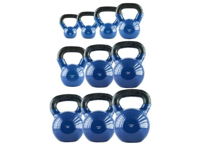 Гиря с виниловым покрытием KNV32 32кг HMS увеличить