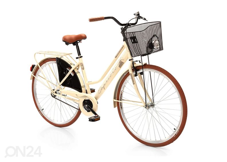 Городской велосипед CITY AMSTERDAM LADY, кремовый увеличить