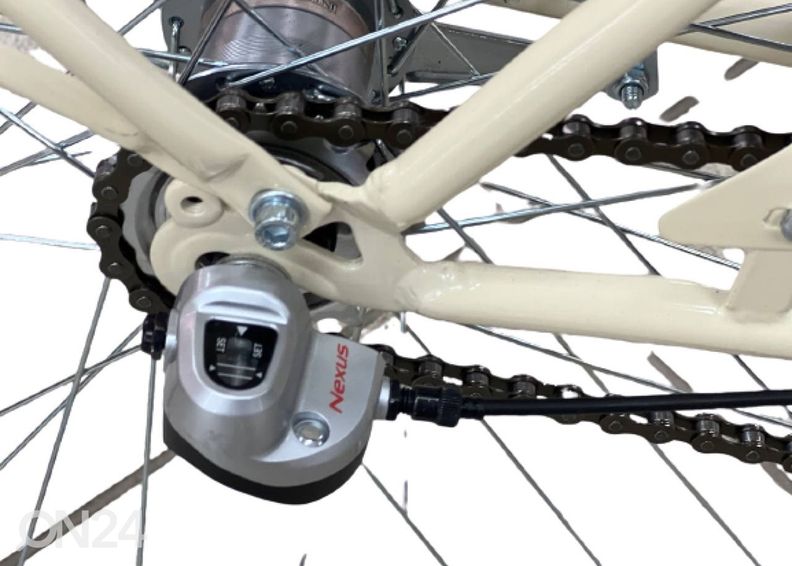 Городской велосипед CITY AMSTERDAM LADY, кремовый увеличить