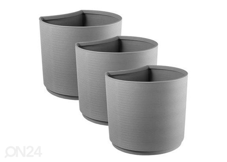 Горшки для цветов Urban Beton 3 шт увеличить