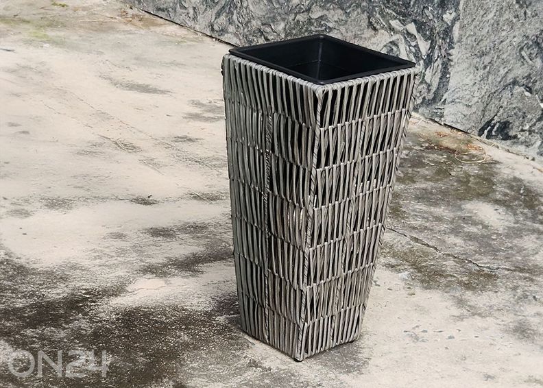 Горшок для цветов Wicker 28x28xH50 cm увеличить