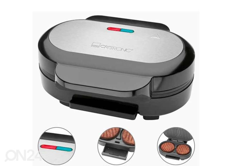 Гриль для гамбургеров Clatronic HBM3696 увеличить