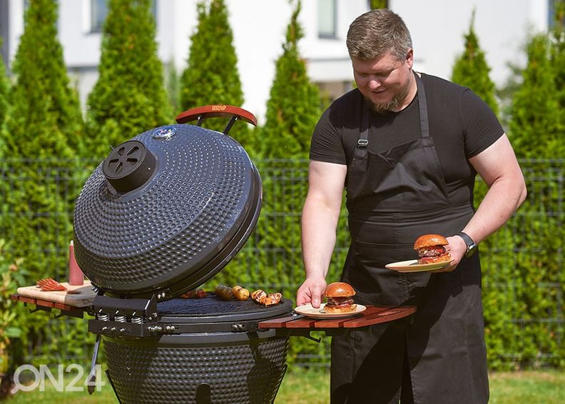 Гриль TunaBone Kamado Pro TBG22GRAY-02, 22", темно-серый увеличить