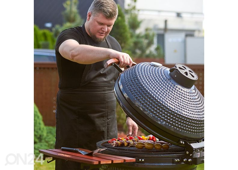 Гриль TunaBone Kamado Pro TBG22GRAY-02, 22", темно-серый увеличить