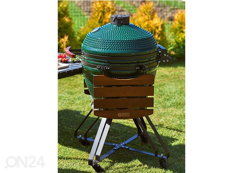 Гриль TunaBone Kamado Pro TBG22GREEN-02, 22", зеленый увеличить
