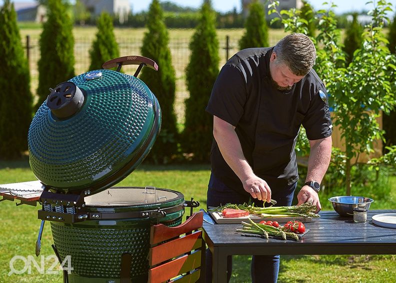 Гриль TunaBone Kamado Pro TBG22GREEN-02, 22", зеленый увеличить