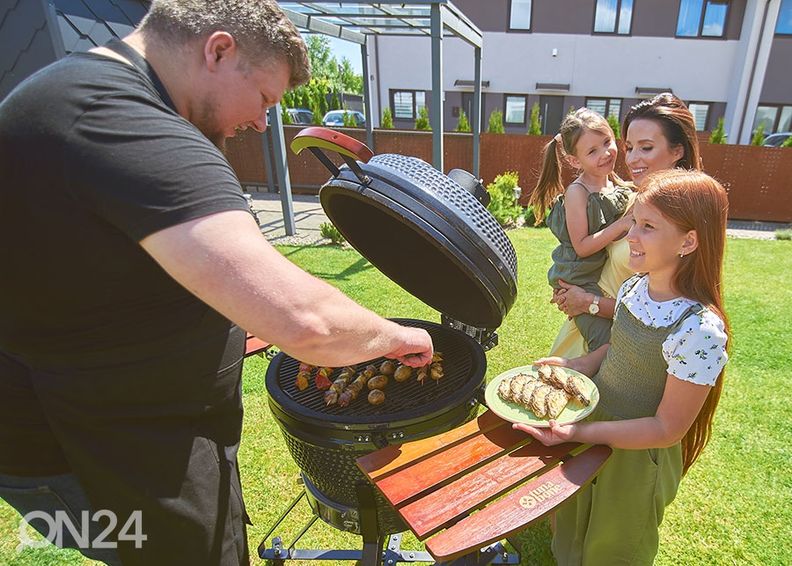 Гриль TunaBone Kamado Pro TBG24GRAY-02, 24", темно-серый увеличить