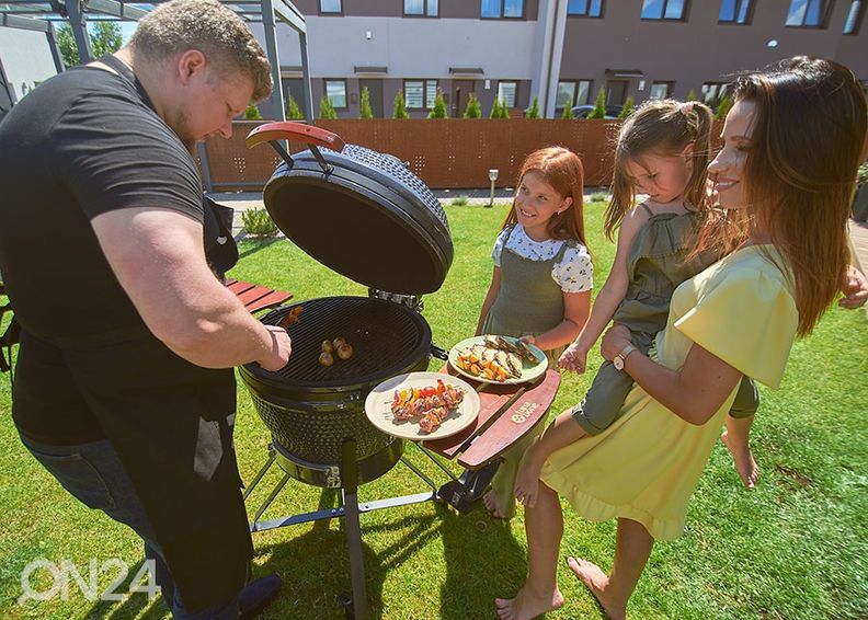 Гриль TunaBone Kamado Pro TBG24GRAY-02, 24", темно-серый увеличить