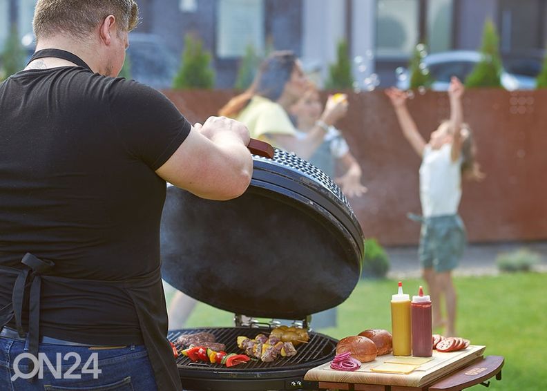 Гриль TunaBone Kamado Pro TBG24GRAY-02, 24", темно-серый увеличить