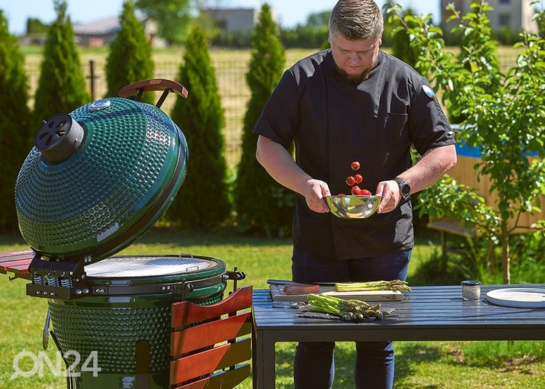 Гриль TunaBone Kamado Pro TBG24GREEN-02, 24", зеленый увеличить