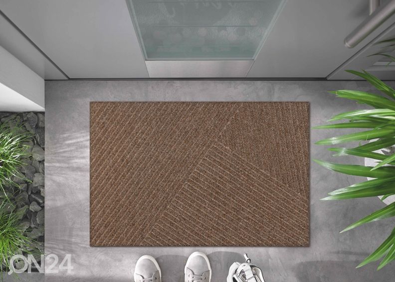 Дверной коврик Dune Stripes taupe 45x75 см увеличить