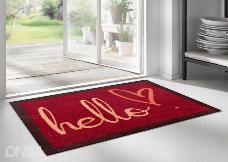 Дверной коврик Hello Heart 50x70 см увеличить