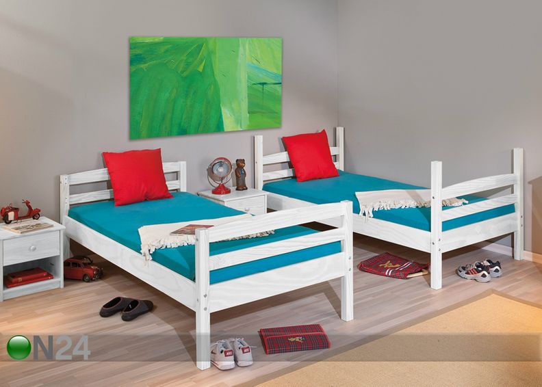 Двухъярусная кровать из массива дерева Rick 90x190 cm увеличить