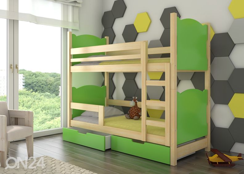 Двухъярусная кровать Lena II 75x180 cm увеличить