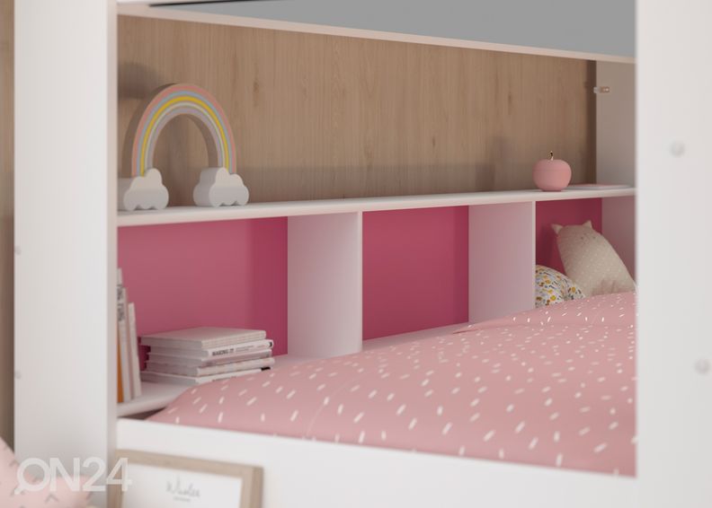 Двухъярусная кровать Leo 90x200 см увеличить