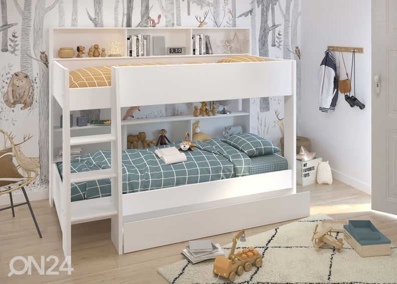 Двухъярусная кровать Leo 90x200 cm увеличить
