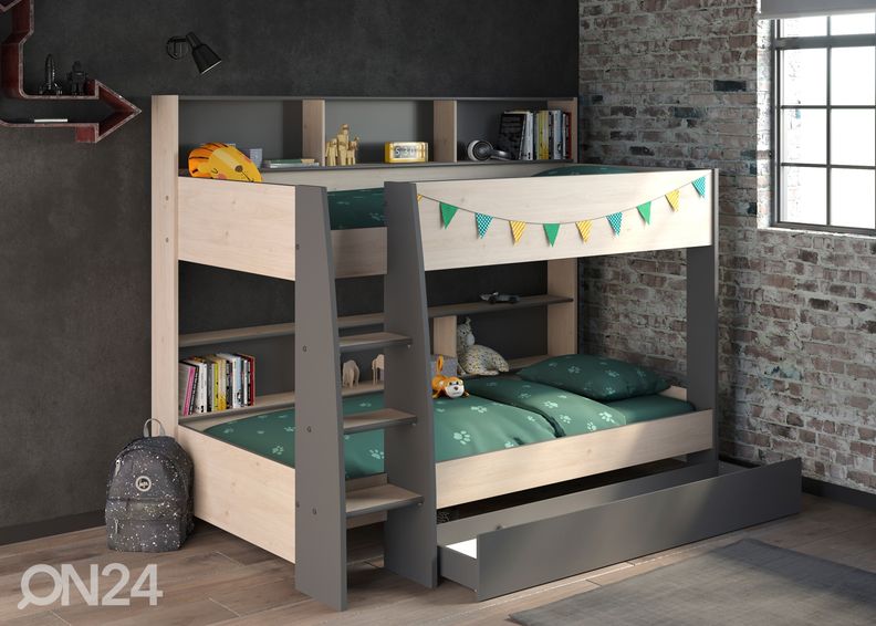 Двухъярусная кровать Leo 90x200 cm увеличить