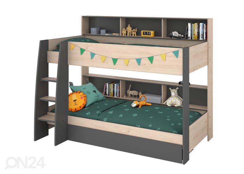 Двухъярусная кровать Leo 90x200 cm увеличить