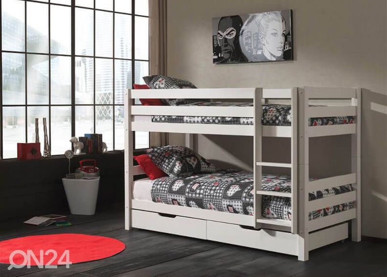 Двухъярусная кровать Pino 90x200 cm увеличить