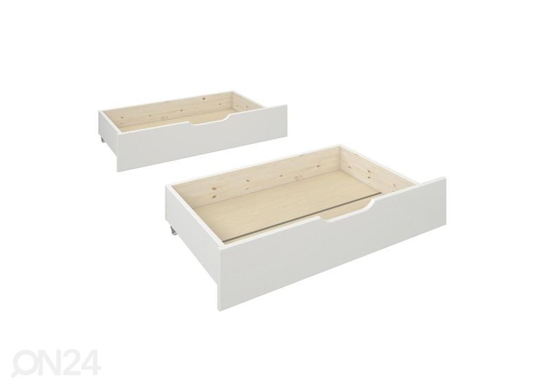 Двухъярусная кровать Robin 90/120x200 cm с ящиками увеличить