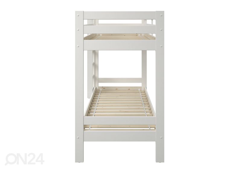 Двухъярусная кровать Robin 90x200 cm, белый увеличить