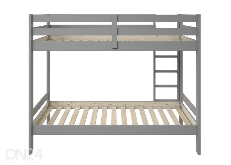 Двухъярусная кровать Robin 90x200 cm, серый увеличить