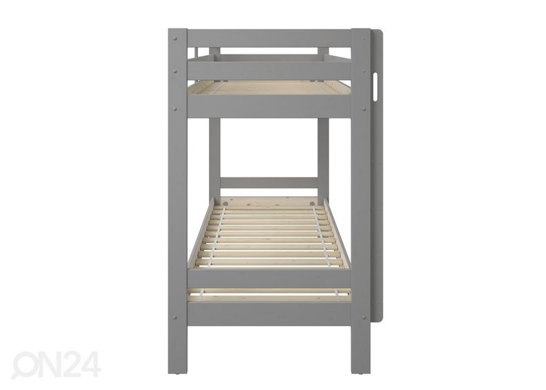 Двухъярусная кровать Robin 90x200 cm, серый увеличить