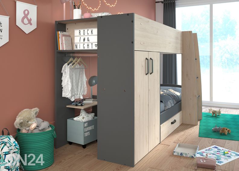 Двухъярусная кровать Stim2 90x200 cm увеличить