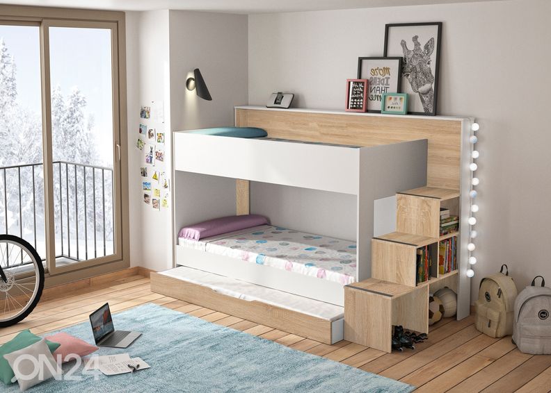 Двухъярусная кровать Teotea 90x200 cm увеличить