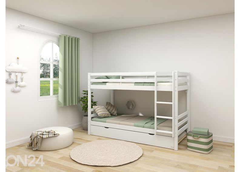 Двухъярусная кровать THUKA Actim с дополнительной кроватью, белая увеличить