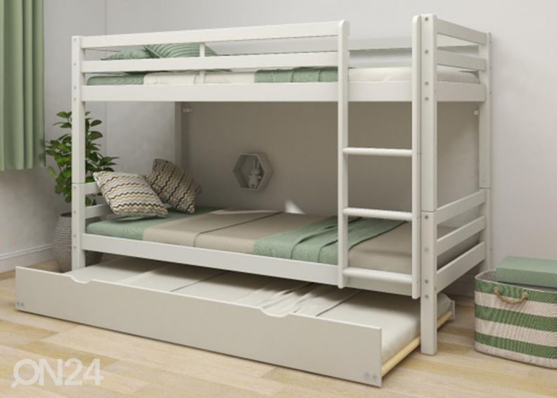 Двухъярусная кровать THUKA Actim с дополнительной кроватью, белая увеличить