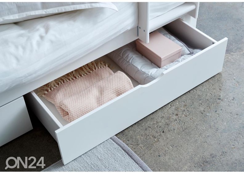 Двухъярусная кровать THUKA Actim с ящиками, белая увеличить