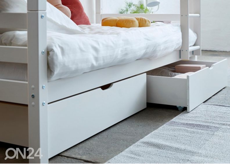 Двухъярусная кровать THUKA Actim с ящиками, белая увеличить