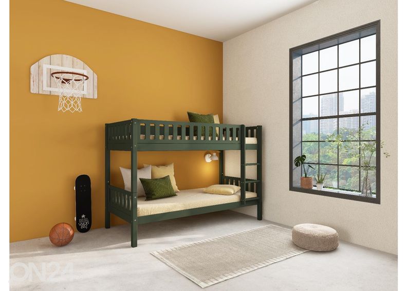 Двухъярусная кровать THUKA Viggo, зеленая увеличить