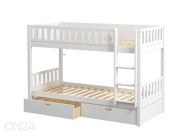 Двухъярусная кровать THUKA Viggo 2-местная с ящиками, белая увеличить