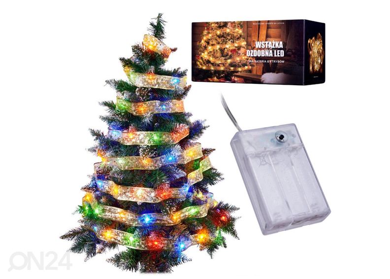 Декоративная лента со 100 светодиодами 10 м разноцветная увеличить