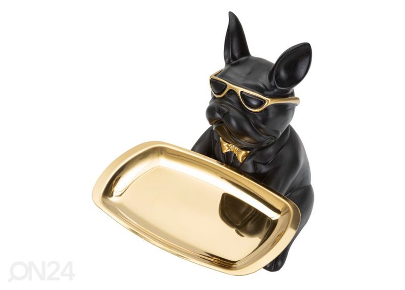 Декоративная фигурка/ поднос Bull Dog, черная увеличить