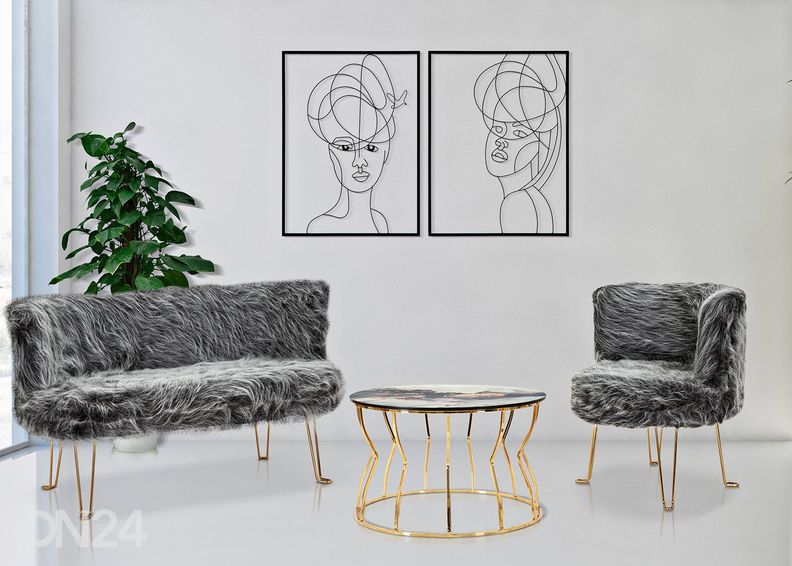 Декорация настенная Woman 2 шт 60x80 cm увеличить