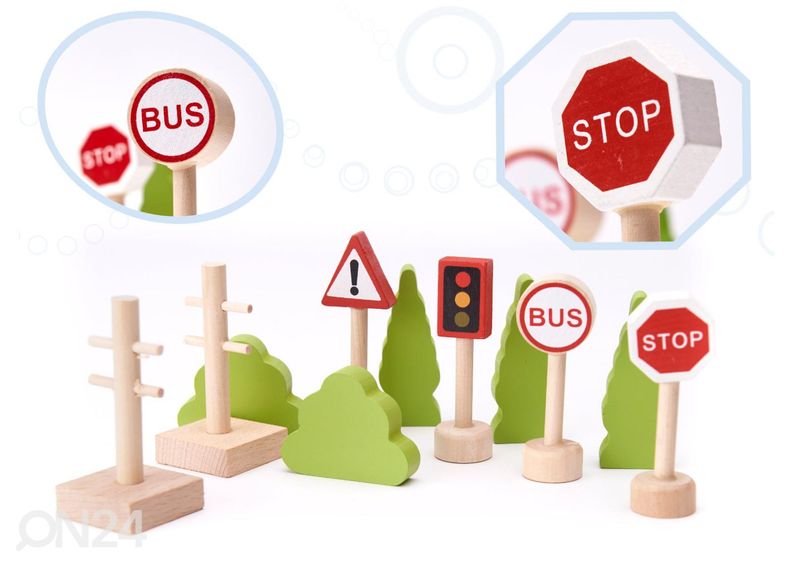 Деревянная железная дорога увеличить