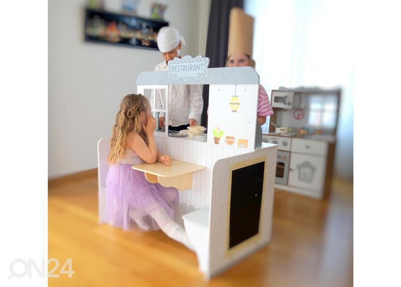 Деревянная игровая кухня 2in1 Gerardo's Toys увеличить