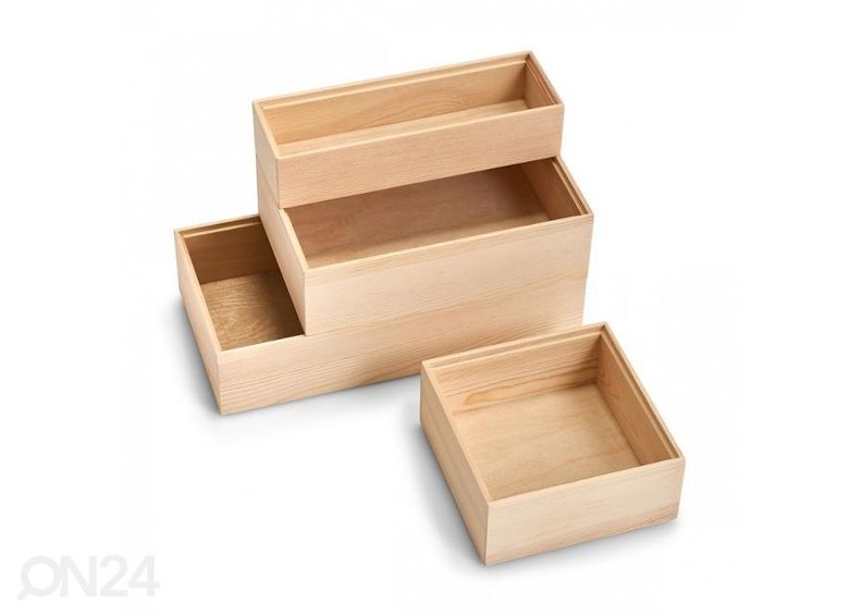 Деревянная коробка увеличить