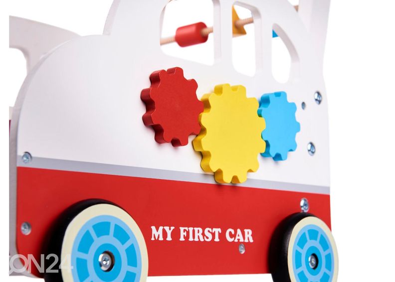 Деревянная ходунка-слайдер Машинка увеличить