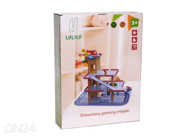 Деревянный гараж увеличить