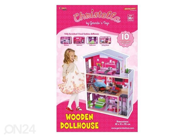 Деревянный кукольный домик Christella Gerardo's Toys увеличить